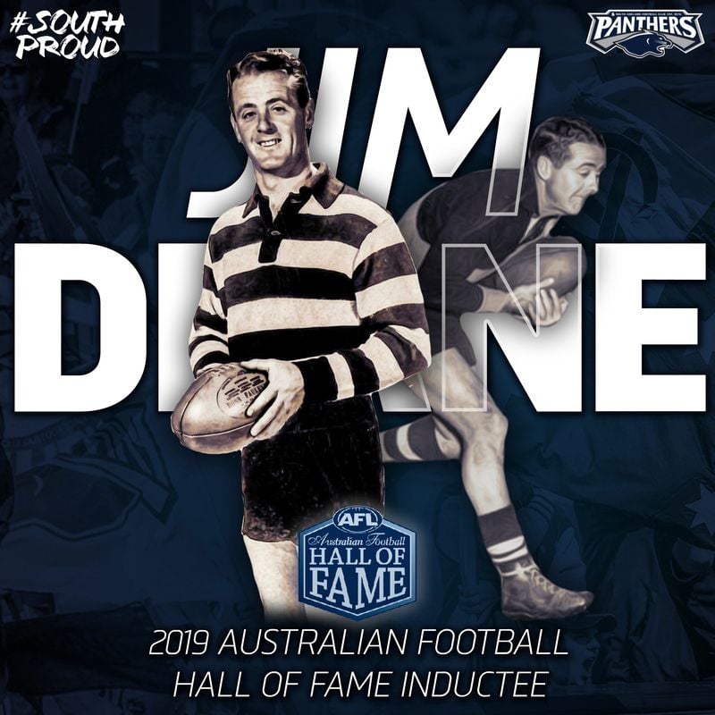 Jim Deane Honoured by the Australian Football Hall of Fame Jim Deane Honoured by the Australian Football Hall of Fame